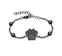 VCCWYQK Bracciale con urna per cenere di cani e gatti, gioiello per cremazione, regolabile, regalo per persone, contenitore di cenere per animali domestici, 22cm, Acciaio inossidabile, Senza Gemstone
