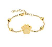 VCCWYQK Bracciale con urna per cenere di cani e gatti, gioiello per cremazione, regolabile, regalo per persone, contenitore di cenere per animali domestici, 22cm, Acciaio inossidabile, Senza Gemstone