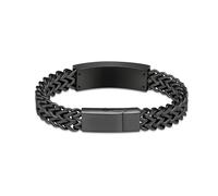 VCCWYQK Bracciale cubano, per cenere, per uomini, donne, in acciaio inox, per cremazione, regalo commemorativo, posacenere, 24 cm, Acciaio inossidabile, Senza Gemstone