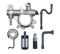 VCDXZCO A76I-Pompa Olio Oliatore Ingranaggio a vite senza fine Kit Linea Filtro Olio Combustibile for Stihl 034 036 MS360 Motosega Sostituire 1125 640 3201
