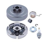 VCDXZCO For MS017 MS018 MS170 MS180 MS250 Kit pignone e frizione for motosega 3/8 Rondella E Clip Cuscinetto Ingranaggio a vite senza fine Pezzi di ricambio