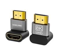 VCELINK Adattatore HDMI Ruotabile 90/270 Gradi 8K, Maschio-Femmina, 2 Pezzi