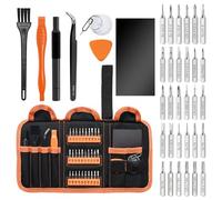 VCELINK Kit Cacciaviti Precisione 38 Pezzi Magnetici Torx T1-T5, Magnetico | 38 pezzi in un set completo con punte magnetiche che trattengono le viti più piccole senza farle cadere durante lo smontaggio
