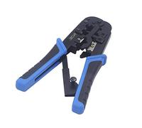 VCELINK Pinza Crimpatrice RJ45 Professionale, Crimpatrice Ethernet anche per RJ12 RJ11 Integra Spelatura, Pinza a crimpare