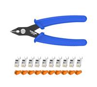 VCELINK Pinze per Taglierine di Precisione, Tronchesino Modellismo per il Filo di Rame 0-1.2 MM,