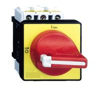 VCF2 VCF2C = V2C + KCF1PZC Interruttore sezionatore for ON/arresto di emergenza, 40A, fissaggio a 4 viti, for montaggio su porta