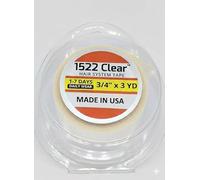 VCH 1522 - Nastro biadesivo trasparente per parrucca e toupet - 1,9 cm x 2,9 m