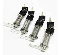 VCHEL 4 Pezzi/borsa Serratura A Camma Per Cassetto Con 2 Chiavi Per Porta Cassetta Postale Cassetta Degli Attrezzi Cassetta Degli Attrezzi Hardware Per Mobili Fai-da-te,Chiave Stessa X 40 Mm