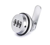 VCHEL Serratura Per Cassetta Postale Con Combinazione A 3 Cifre Serratura A Camma Con Linguetta Rotante Da 7/8" Per Cassetto Dell'armadio,D'argento