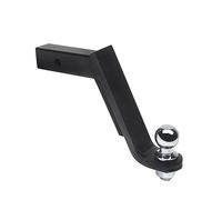 VCHICS Gancio di Traino, 8 Pollici Drop Tow Bar W / 50mm 2inch Ball Cover Mount Tongue Hitch Trailer Car RV Boat Parts Accessori per Camion(with 50mm Ball)