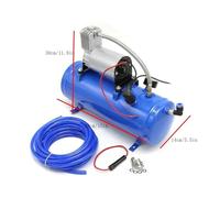 VCHICS Kit Tromba ad Aria compressa da 6 Litri con compressore d'Aria da 100 psi e 12 V, compressore d'Aria Trumpethorn per Uso Fai da Te