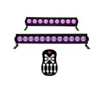 VCHICS Luce LED RGB, Effetto di illuminazione da palco a LED, luce ultravioletta, telecomando, DJ, discoteca, bar, nera, festa, Natale, Halloween, matrimonio, ambiente(A Style)