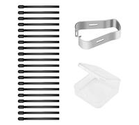 Vckrio 20 pennini per penna stilo a punta dura, ricarica Lite Support ad alta sensibilità, accessori per inclinazione, colore nero, con strumento di rimozione e scatola, compatibili con Remarkable,