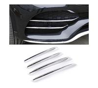VCLUST Fendinebbia Coperchio Cromo Auto Anteriore Fendinebbia Strisce Lampada Aria Griglia Copertura ABS Protettiva Trim per Mercedes per Benz per GLC per La Classe X253 2020 Auto Paraurti Griglie