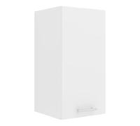 VCM Armadio da cucina, larghezza 30 cm, porta in legno, pensile da cucina, mobili da cucina, colore: bianco