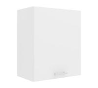 VCM Armadio da cucina, larghezza 50 cm, porta in legno, pensile da cucina, mobili da cucina, colore: bianco