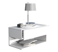 VCM Comodino con cassetto a Muro in Legno mensola a Muro cassetto Console Comodino Usal XL 60 cm Comodino con cassetto a Muro in Legno mensola a Muro cassetto Console Comodino Usal XL 60 cm Bianco