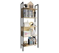 VCM Legno Metallo Stand Scaffale Scaffale Libri Deco Stand Scaffale Flakos 5 Legno Metallo Stand Scaffale Scaffale Libri Deco Stand Scaffale Flakos 5 Quercia da Miele
