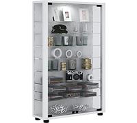 VCM "Lumo Mini armadietto con Supporto, Senza Luce a LED, Colore: Bianco