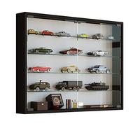 VCM mandosa L Vetrina a Parete, Legno, Nero, 60 x 80 x 10 cm