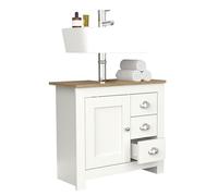 VCM Mobili da Bagno Mobiletto da Bagno Mobiletto da lavabo Cassetto da Bagno Balusa L Mobili da Bagno Mobiletto da Bagno Mobiletto da lavabo Cassetto da Bagno Balusa L Bianco