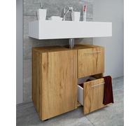 VCM Mobili da Bagno Mobiletto da Bagno Mobiletto da lavabo Cassetto da Bagno Flandu Mobili da Bagno Mobiletto da Bagno Mobiletto da lavabo Cassetto da Bagno Flandu Quercia da Miele