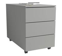 VCM Rollcontainer | Beistellcontainer mit Schubladen |Maße ca. H. 55 x B. 39 x T. 70 cm | Bürocontainer - Dalosa 3 Schubladen Grau