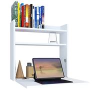 VCM Scrivania Pieghevole a Parete in Legno Scaffale per Computer Dralis Scrivania Pieghevole a Parete in Legno Scaffale per Computer Dralis Bianco