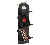 VCM sulda Tavolino Disco, Legno, Nero, 106,5 x 33 x 25,6 cm