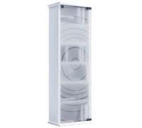 VCM Supporto per CD Dvd in Legno Scaffale Armadio Porta Porta Porta Porta in Vetro Tilano M Supporto per CD Dvd in Legno Scaffale Armadio Porta Porta Porta Porta in Vetro Tilano M Bianco