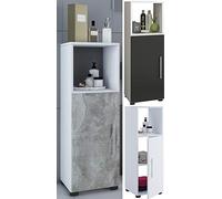 VCM tinosa armoir mi-haut di SDB, imitazione struttura legno, bianco, taglia unica