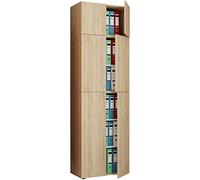 VCM XXL armadio da ufficio in legno schedario libri mobili da ufficio schedario Lona 5-fold A XXL armadio da ufficio in legno schedario libri mobili da ufficio schedario Lona 5-fold A Rovere di Sonoma