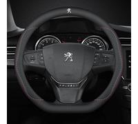 VCMJUYIC Coprivolante per Auto, per Peugeot 308 SW II 2013-2017 Coprivolante per Auto in per Accessori Interni Copri Volante,D Type-A