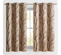 VCNY Home - Tende oscuranti per finestre con occhielli sulla parte superiore, decorazione per la casa chic (Kingdom Taupe, 101,6 x 160 cm)