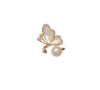 VCODWCSJO Anello da donna con farfalla in madreperla dal design unico, anello indice dolce e fresco, apertura regolabile