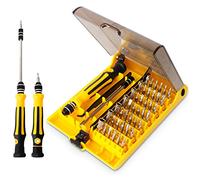 VCOO - Set di mini cacciaviti 45 in 1, set di strumenti per punte Torx, piccolo cacciavite di precisione con pinzette e albero di estensione per la riparazione o la manutenzione