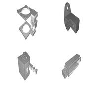 VCore Pro X Carriage Mount for RatRig - Dual Fan Cooling System with BLTouch