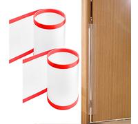 VCRANONR 2 Pezzi Striscia di Protezione della Porta Anti-Pizzico Porta Cerniera Guardia Antiscivolo 17*120CM Ferma Porte per Bambini Coperchio di Protezione della Cerniera della Porta per Casa Scuola