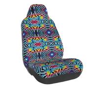 Vcroofdhxz Exotic Tribe - Coprisedili elasticizzati per auto, stile tie-dye, universali, elastici, con design stampato, facile installazione e protezione per auto, SUV, camion e altro