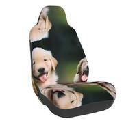 Vcroofdhxz Golden Retriever - Coprisedili elasticizzati per auto, universali, con design stampato, facile installazione e protezione per auto, SUV, camion e altro ancora