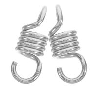 VCSZYAFX 2 Molle for Amaca in Acciaio Inossidabile, Resistenti e, con Molla di Estensione per Sacco Pesante, Sedia sospesa, Sedile per altal