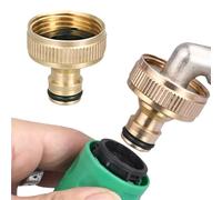 VCSZYAFX Adattatore for Rubinetto da 1 Pollice, Raccordo in Ottone, Tubo Flessibile, Rubinetto, connettore for Tubo, autolavaggio, Pistola ad Acqua, Giunto for Tubo per Miscelatore