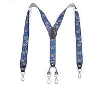 VCSZYAFX Bretelle con gancio elastiche regolabili Sospensorio BretellesTirantes Casual Adatto per camicie e abiti(Color 9)