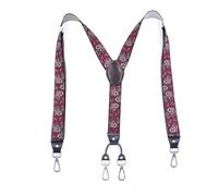 VCSZYAFX Bretelle con gancio elastiche regolabili Sospensorio BretellesTirantes Casual Adatto per camicie e abiti(Color 11)