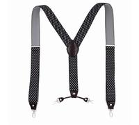 VCSZYAFX Bretelle con gancio elastiche regolabili Sospensorio BretellesTirantes Casual Adatto per camicie e abiti(Color 2)