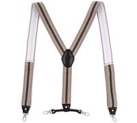 VCSZYAFX Bretelle con gancio elastiche regolabili Sospensorio BretellesTirantes Casual Adatto per camicie e abiti(Color 8)