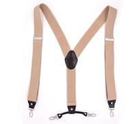 VCSZYAFX Bretelle con gancio elastiche regolabili Sospensorio BretellesTirantes Casual Adatto per camicie e abiti(Color 14)