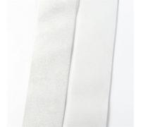 VCSZYAFX Elastici da Cucito Larghi 2/5M 25/30/40/50mm Fascia Elastica for Cucire Pantaloni Gonna Cintura Nastro Vestiti Scarpe Elastico Accessori Fai da Te(WhiteColored,5Metes,30mm)