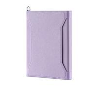 VCSZYAFX Portafoglio magnetico multifunzionale for passaporto RFID Proteggi biglietto da viaggio for carta PU porta documenti d'identità aziendale per Documenti di Viaggio(Purple)