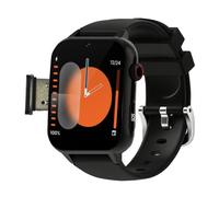 VCYEX Cadute Bracciale SOS Anziani Salvavita, Intelligente Con Rilevamento Delle, Braccialetto Anziani, GPS E Funzione Di Chiamata Di EmergenzaBlack,1.96 * 1.57 * 0.47inch